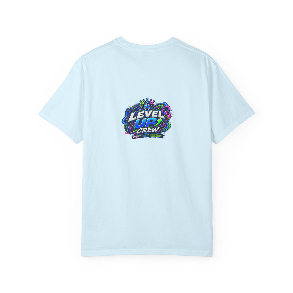 Level Up Crew – Miles “Game On” Graphic Tee