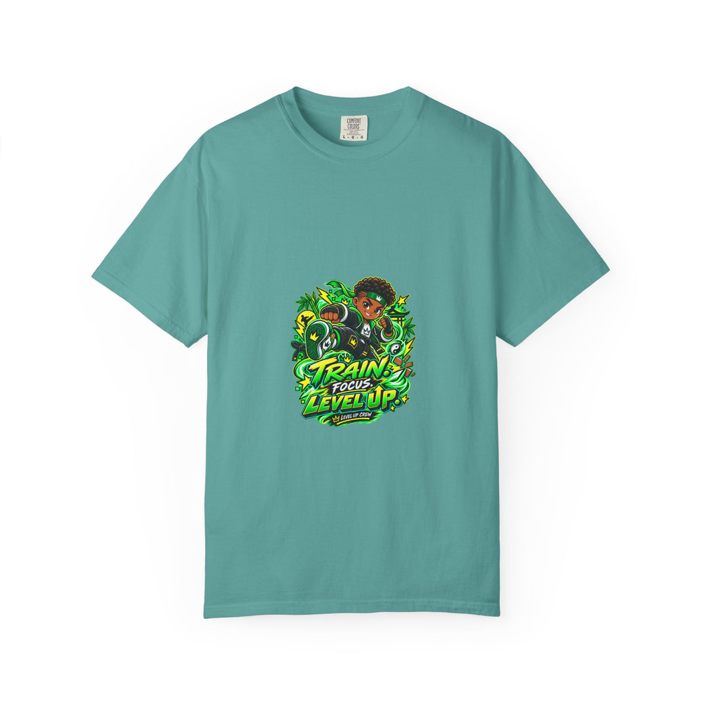 Level Up Crew – Kai “Train. Focus. Level Up.” Graphic Tee