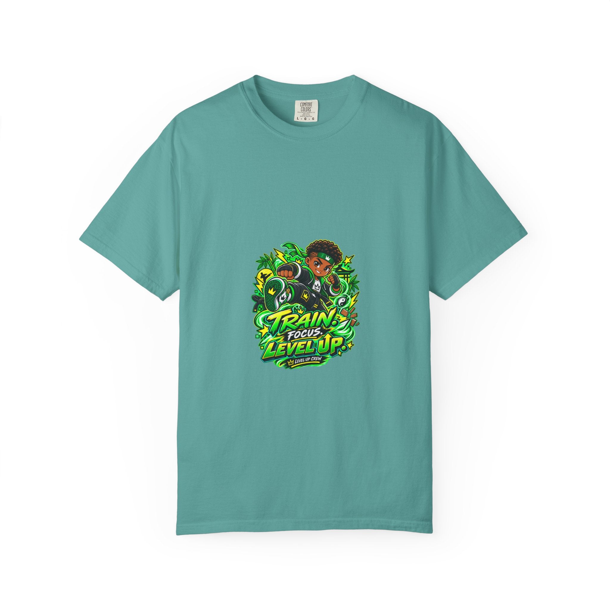 Level Up Crew – Kai “Train. Focus. Level Up.” Graphic Tee