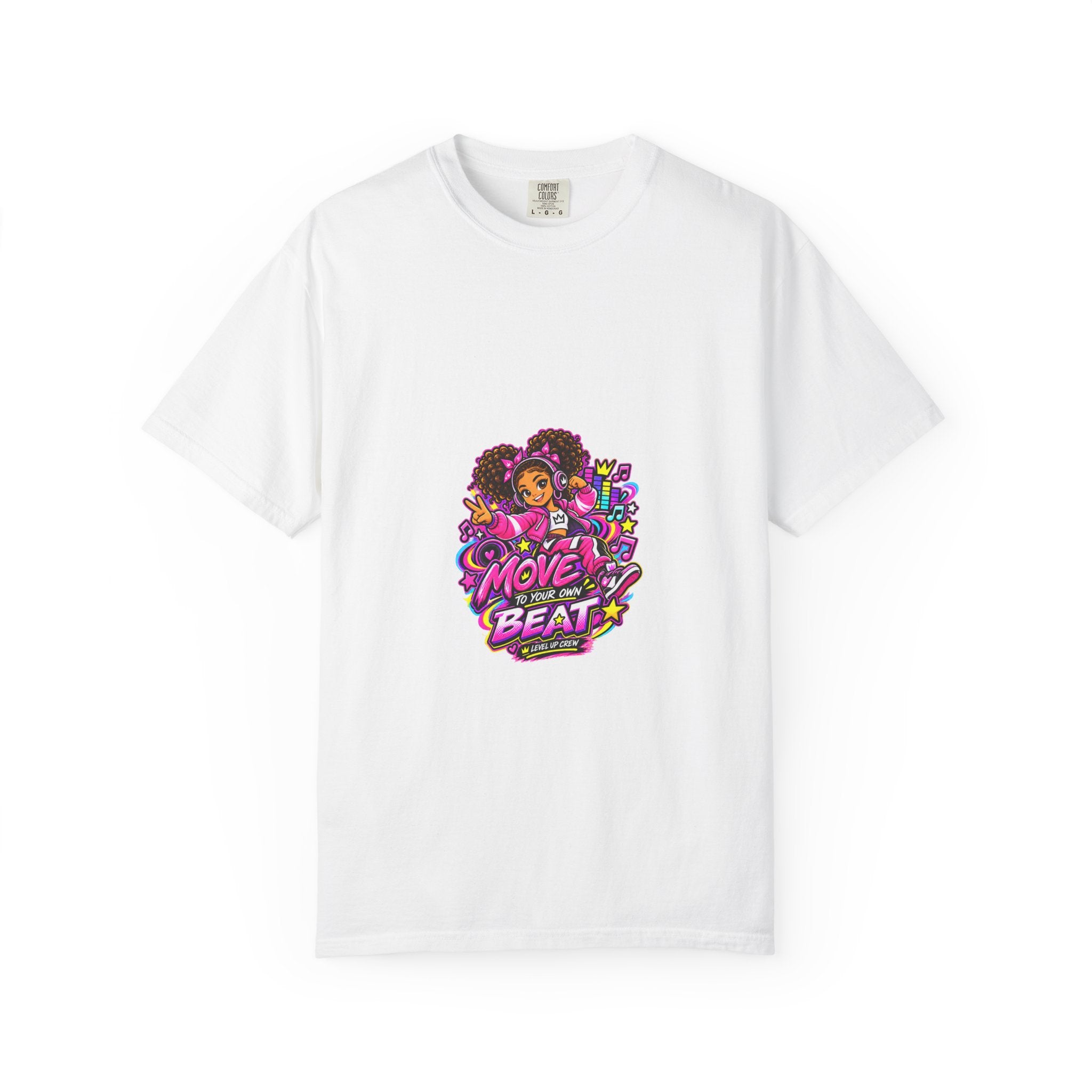 Level Up Crew – Nia “Move to Your Own Beat” Graphic Tee
