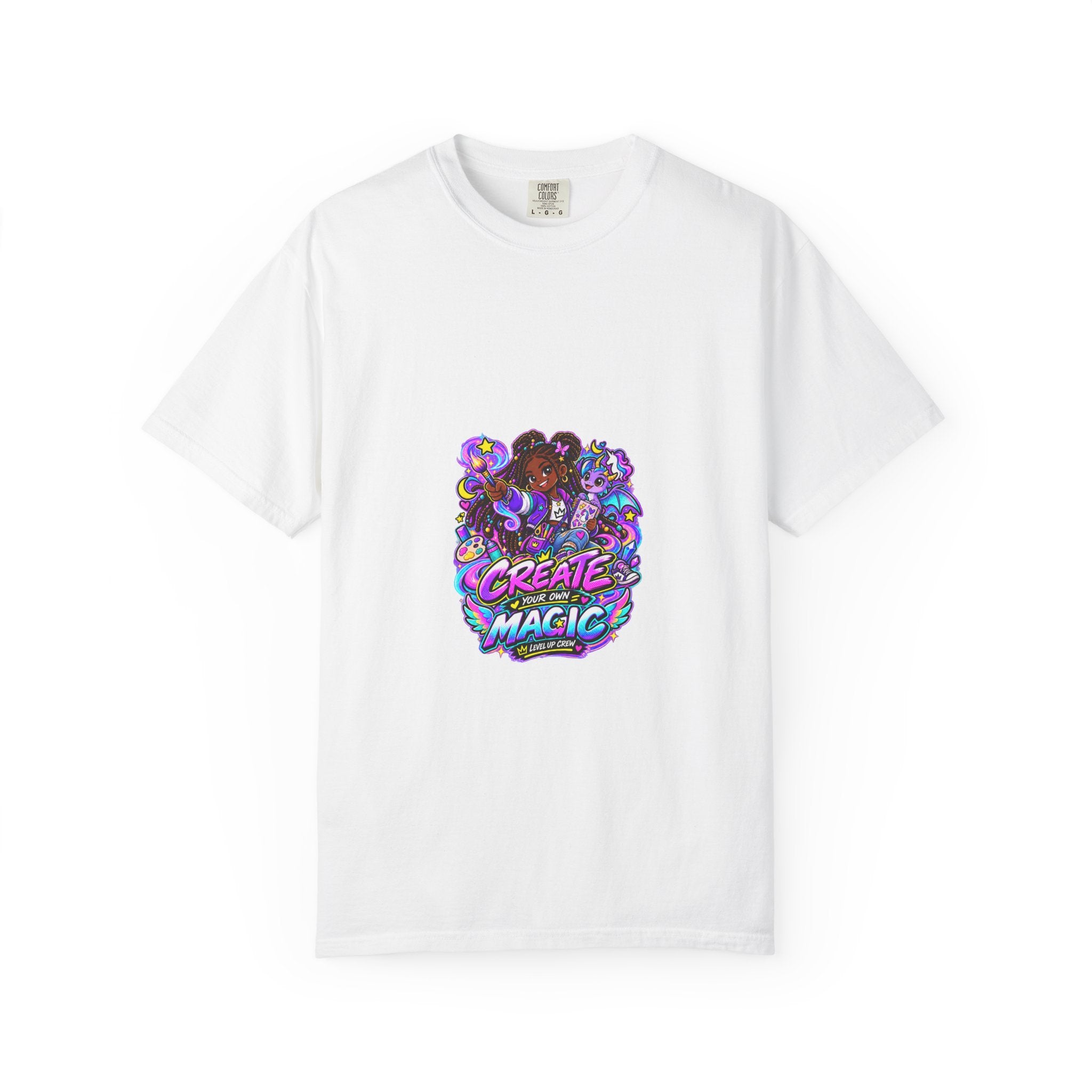 Level Up Crew – Zara “Create Your Own Magic” Graphic Tee