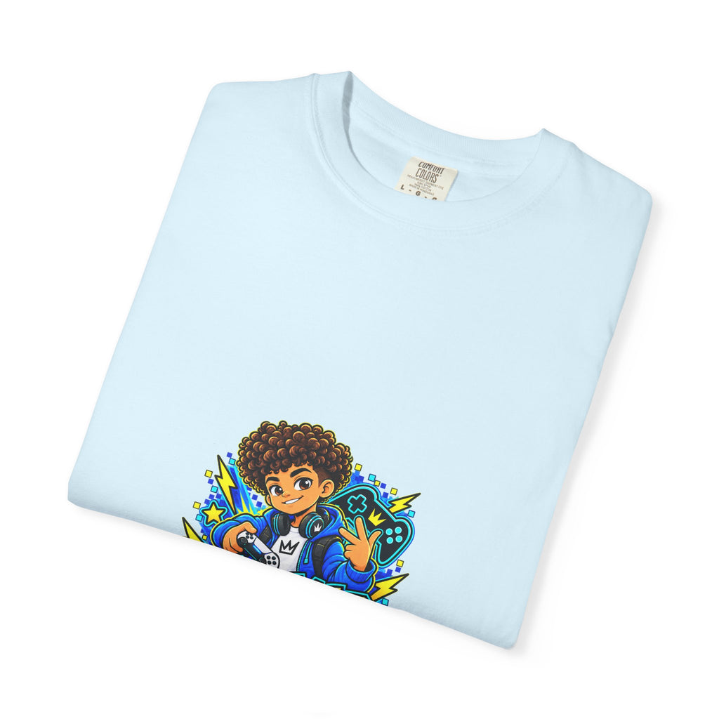 Level Up Crew – Miles “Game On” Graphic Tee