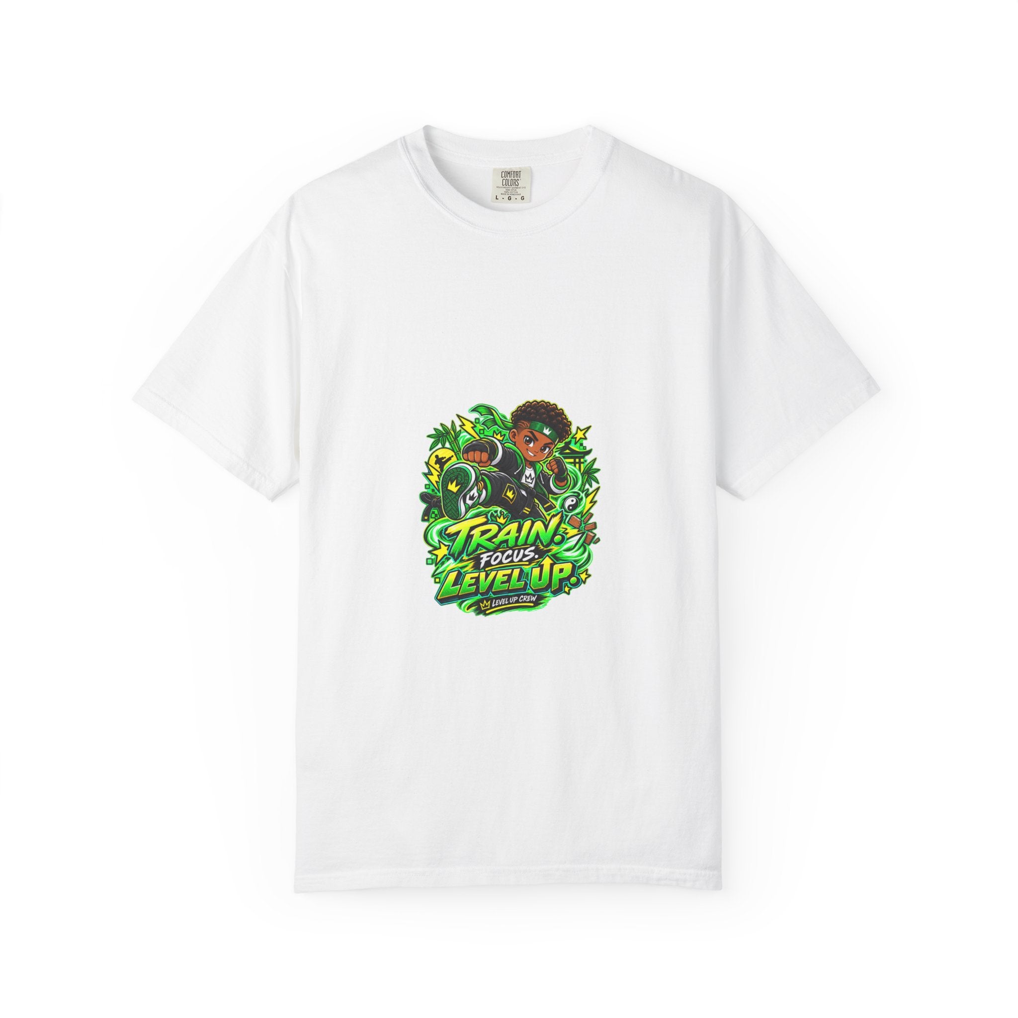 Level Up Crew – Kai “Train. Focus. Level Up.” Graphic Tee
