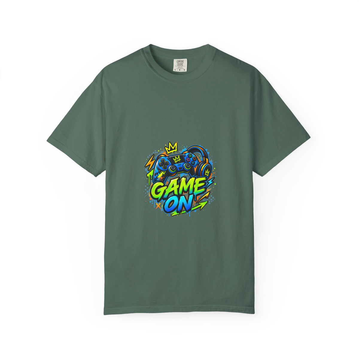 Level Up Crew – “Game On” Graphic Tee