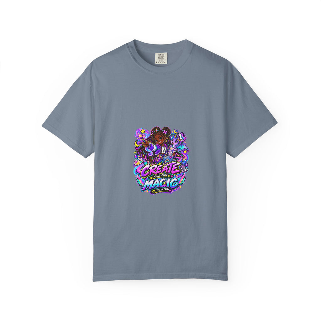 Level Up Crew – Zara “Create Your Own Magic” Graphic Tee