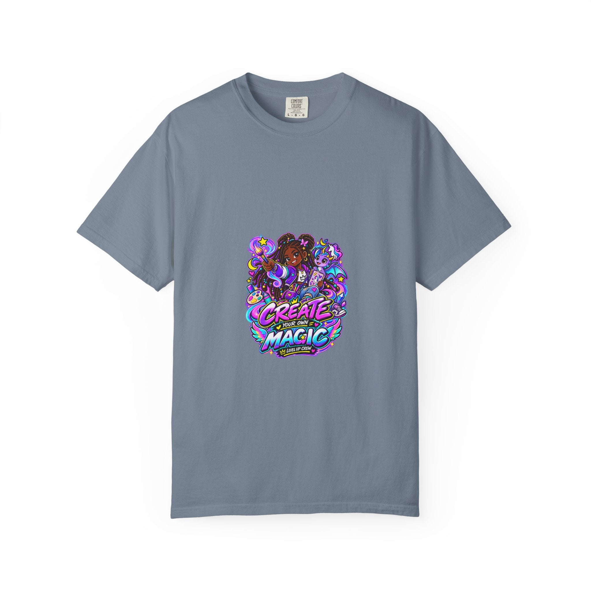 Level Up Crew – Zara “Create Your Own Magic” Graphic Tee