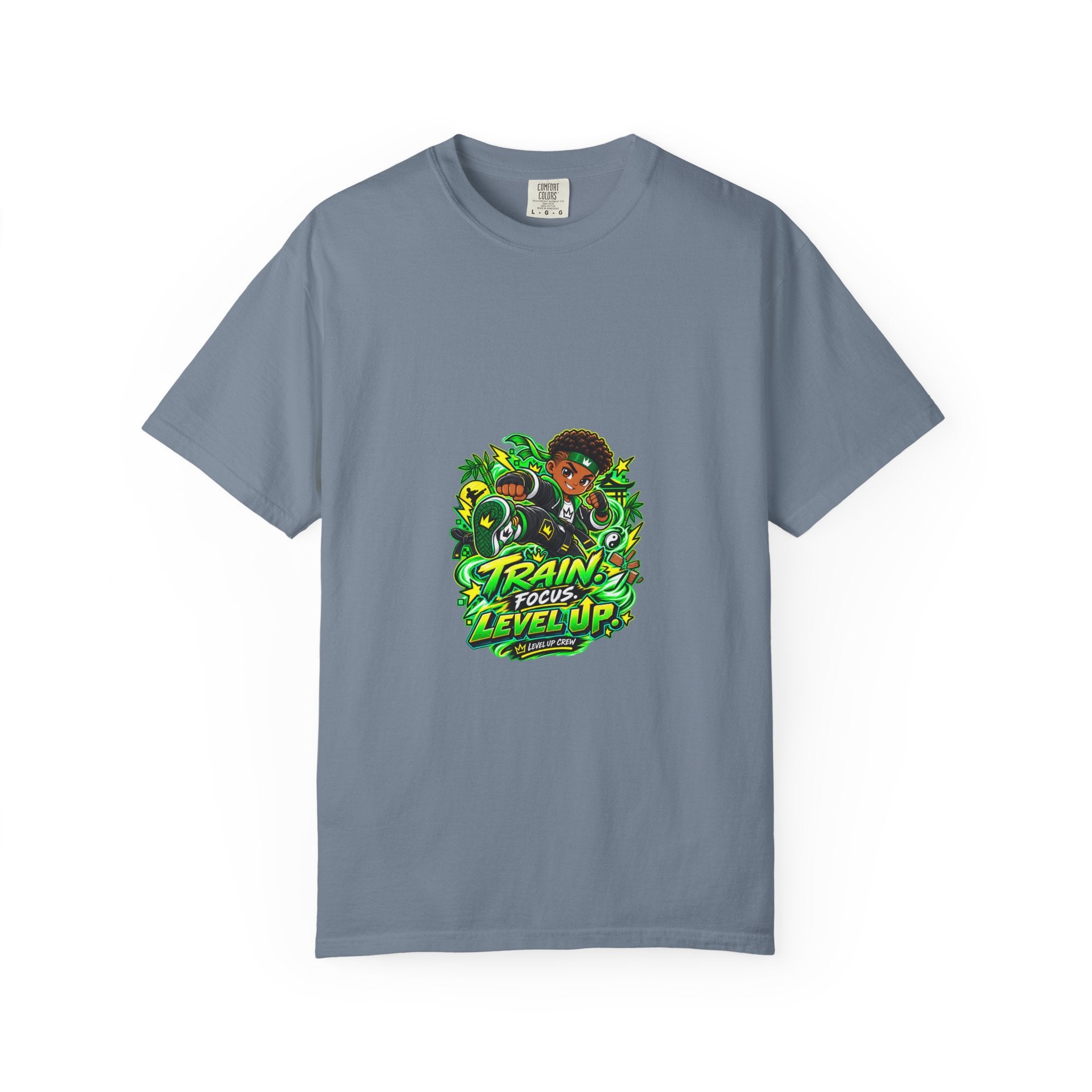 Level Up Crew – Kai “Train. Focus. Level Up.” Graphic Tee