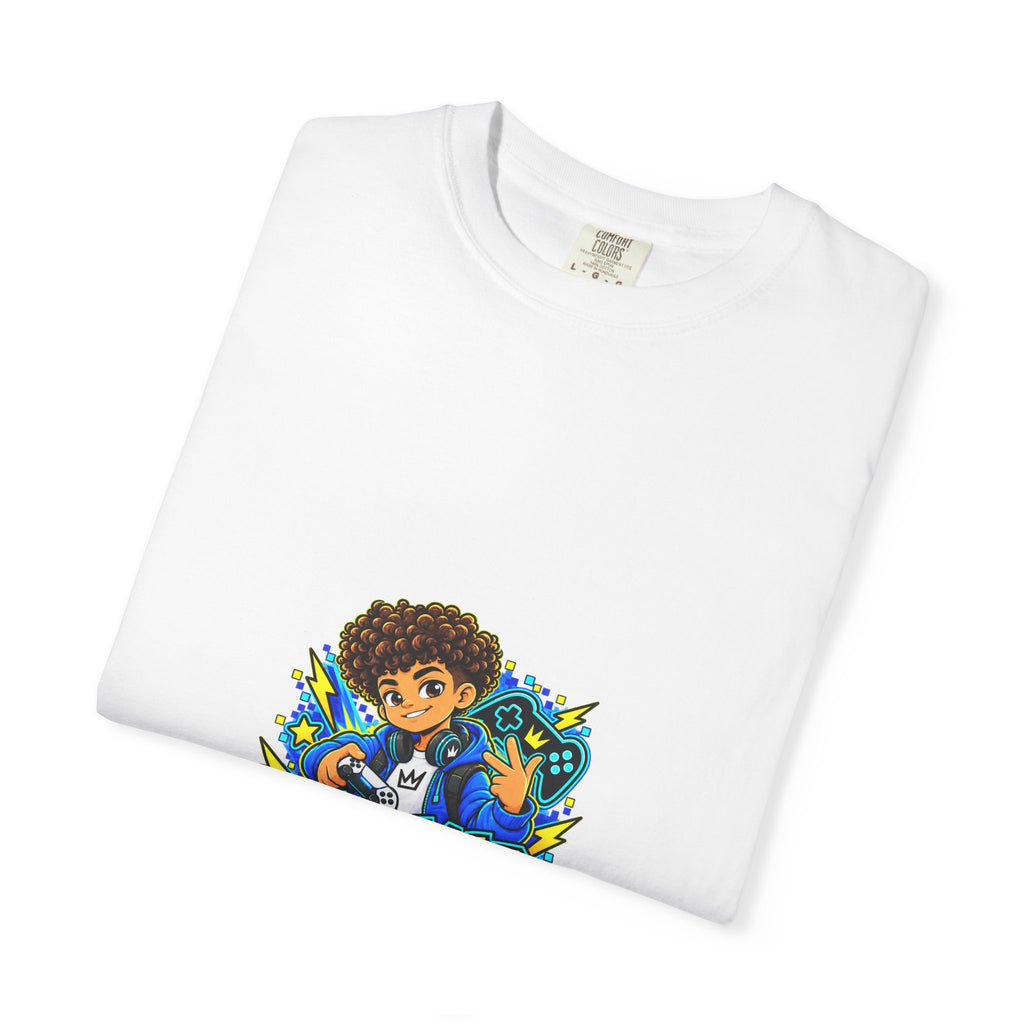 Level Up Crew – Miles “Game On” Graphic Tee