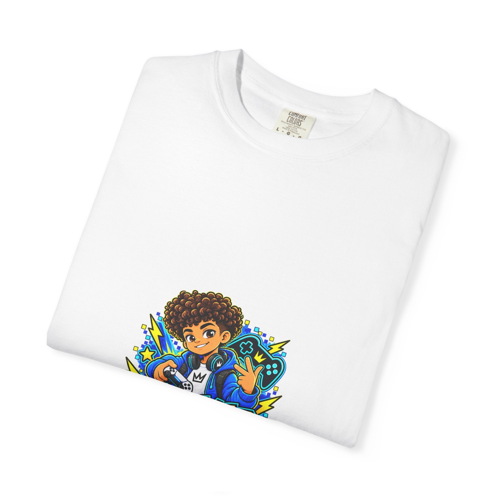 Level Up Crew – Miles “Game On” Graphic Tee