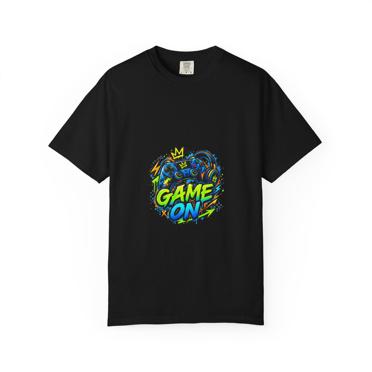 Level Up Crew – “Game On” Graphic Tee