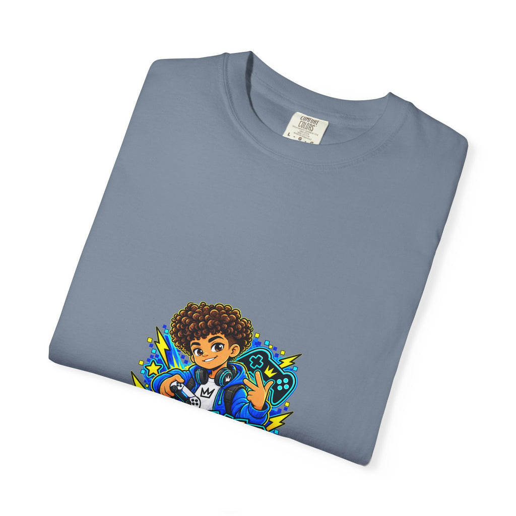 Level Up Crew – Miles “Game On” Graphic Tee