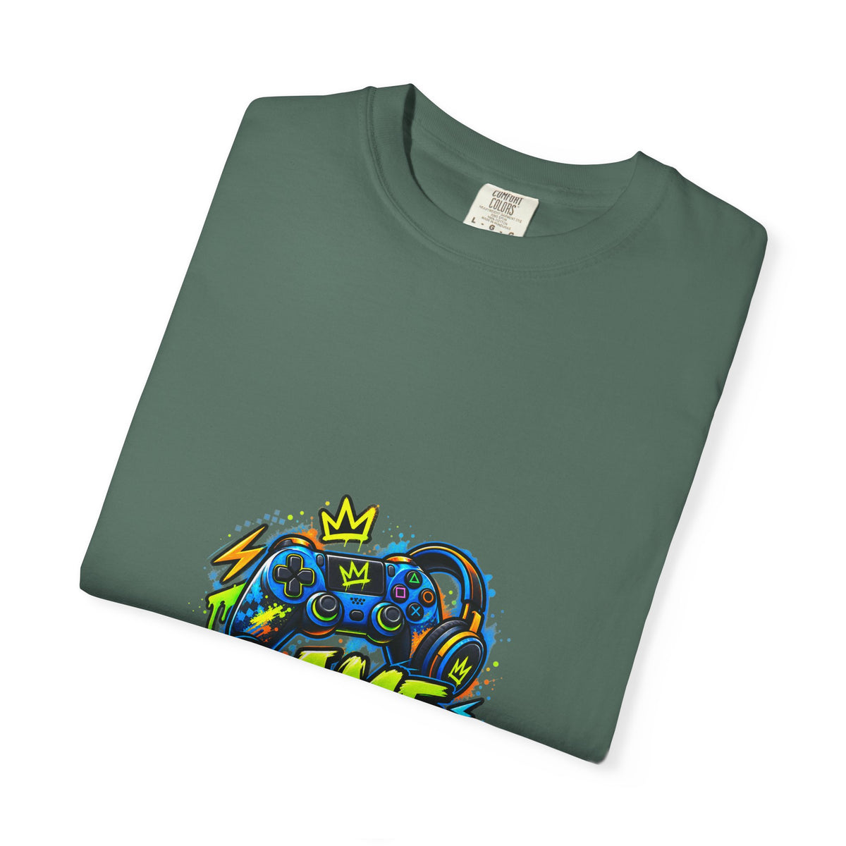 Level Up Crew – “Game On” Graphic Tee