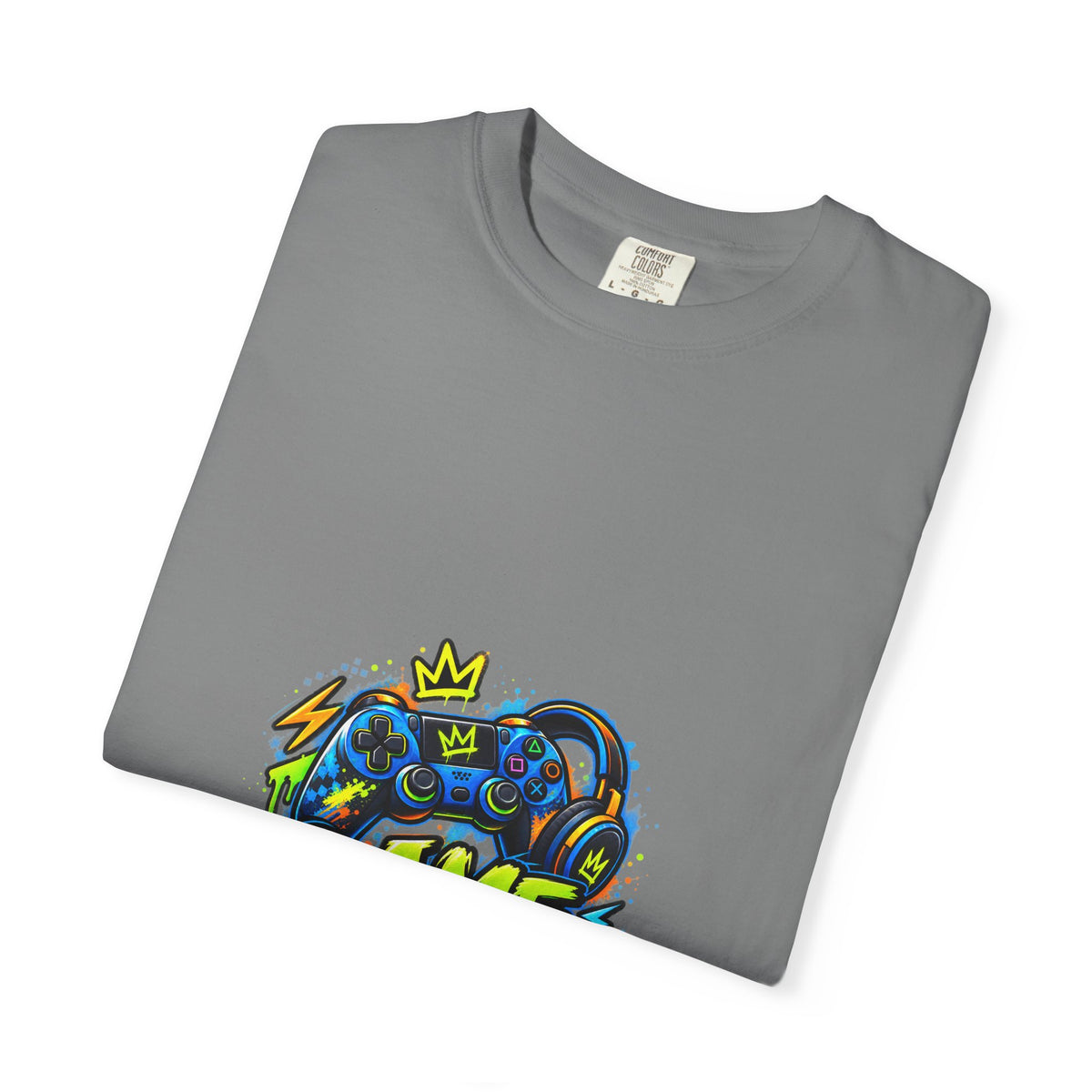 Level Up Crew – “Game On” Graphic Tee